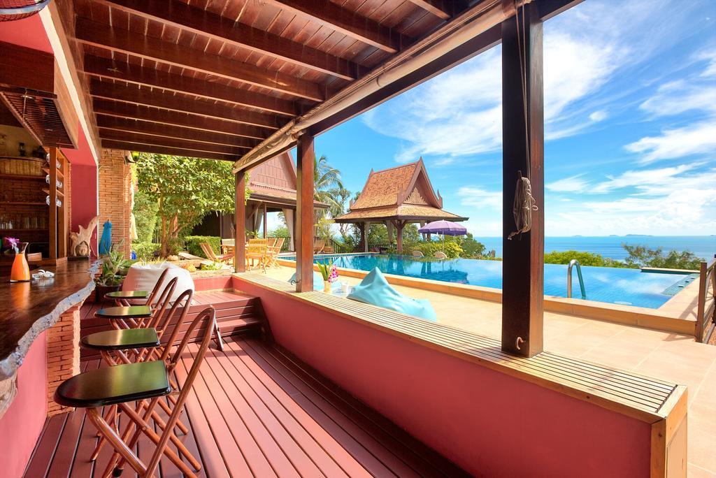 Villa Thai Teak - Panoramic Sea & Sunset Views Ko Samui Zimmer foto