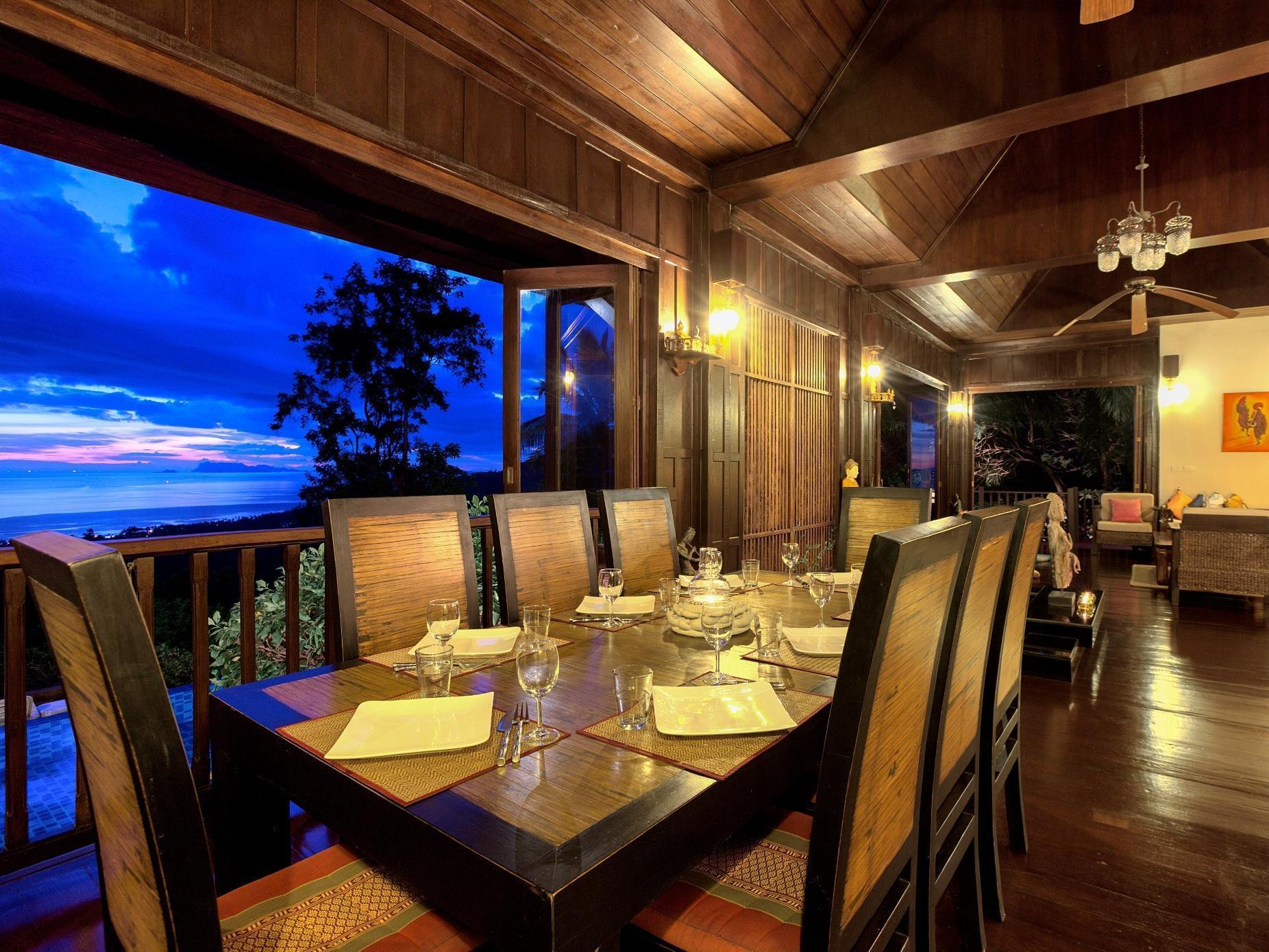 Villa Thai Teak - Panoramic Sea & Sunset Views Ko Samui Exterior foto
