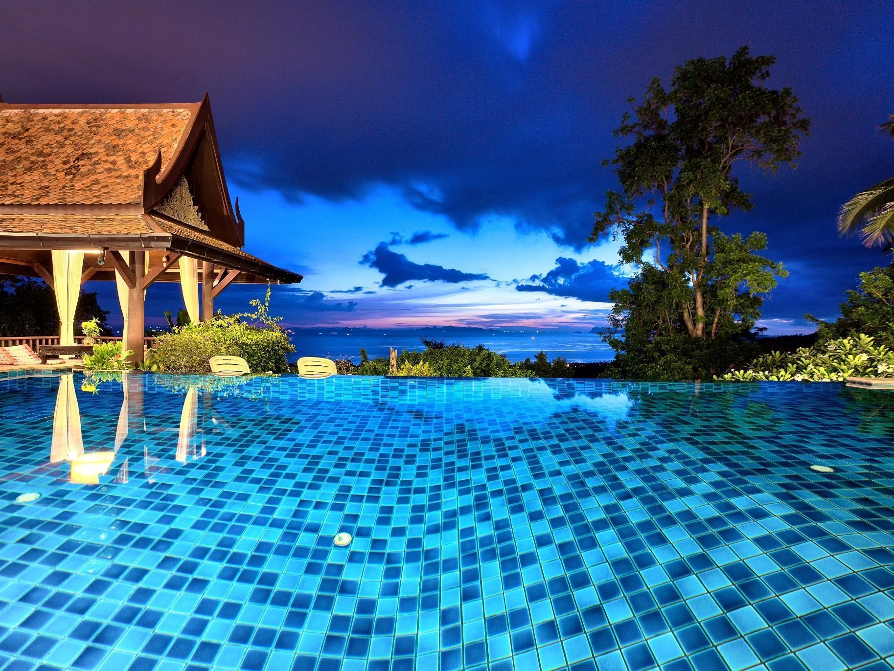 Villa Thai Teak - Panoramic Sea & Sunset Views Ko Samui Exterior foto
